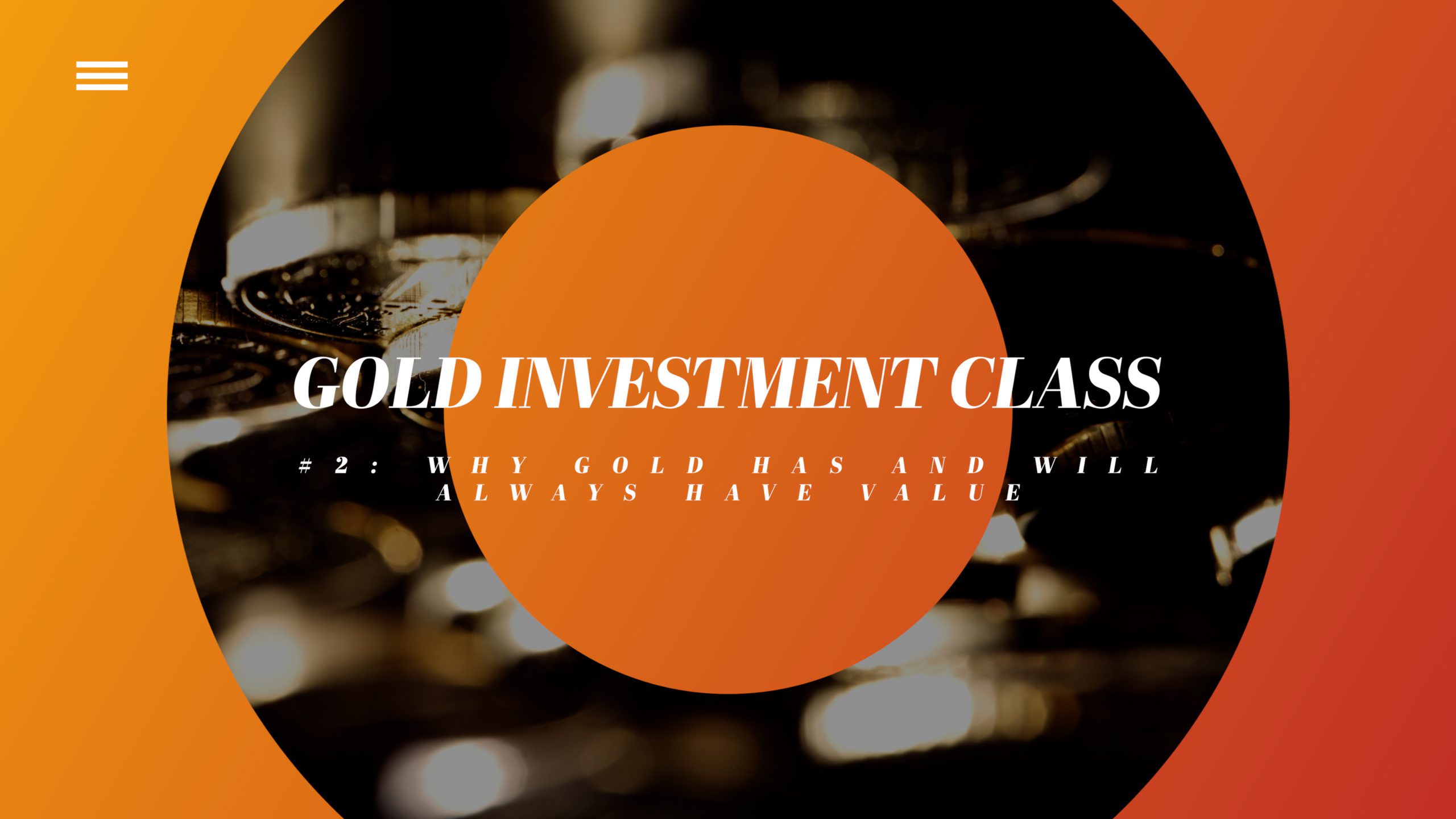 gold investment class